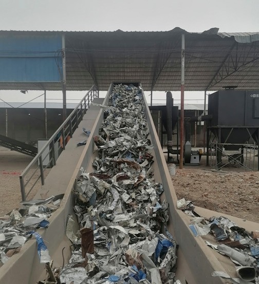 安徽地區(qū)路友新型315型輕薄廢舊金屬破碎機(jī)